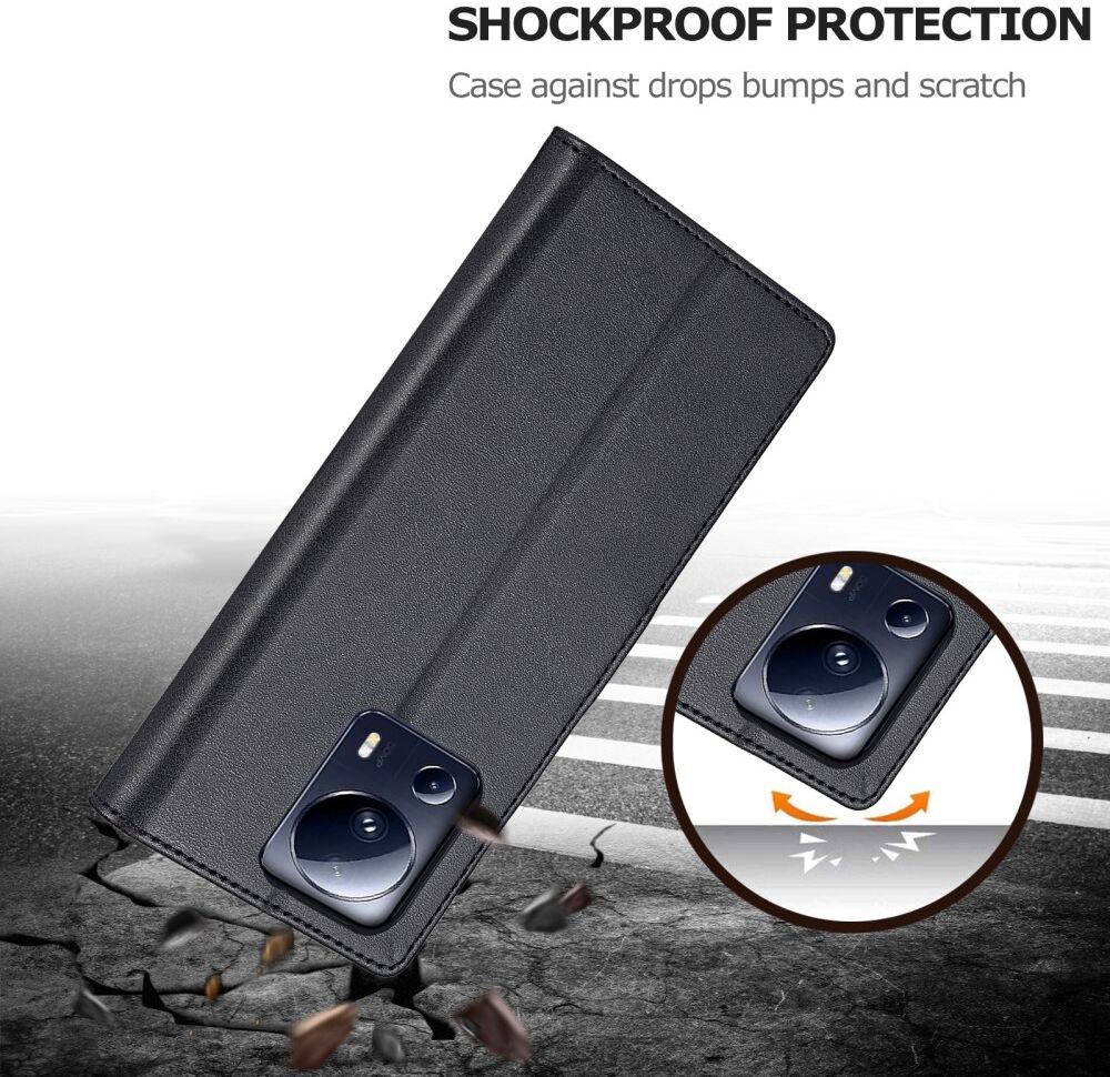 LC.IMEEKE Xiaomi 13 Lite Hoesje Portemonnee Book Case Zwart afbeelding 8