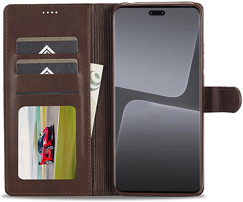 LC.IMEEKE Xiaomi 13 Lite Hoesje Portemonnee Book Case Bruin afbeelding 5
