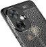 OnePlus Nord CE 3 Lite Hoesje TPU Back Cover met Leren Textuur Blauw afbeelding 5
