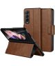 Samsung Galaxy Z Fold 4 Hoesje Book Case Bruin