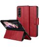 Samsung Galaxy Z Fold 4 Hoesje Book Case Rood