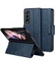 Samsung Galaxy Z Fold 4 Hoesje Book Case Blauw
