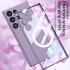 Samsung Galaxy S23 Ultra Hoesje MagSafe Back Cover Transparant/Groen afbeelding 6