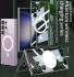 Samsung Galaxy S23 Ultra Hoesje MagSafe Back Cover Transparant/Groen afbeelding 8