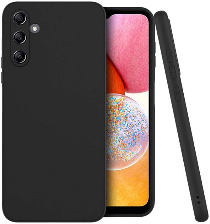 IMAK UC-3 Samsung Galaxy A14 Hoesje Dun TPU Back Cover Zwart afbeelding 1