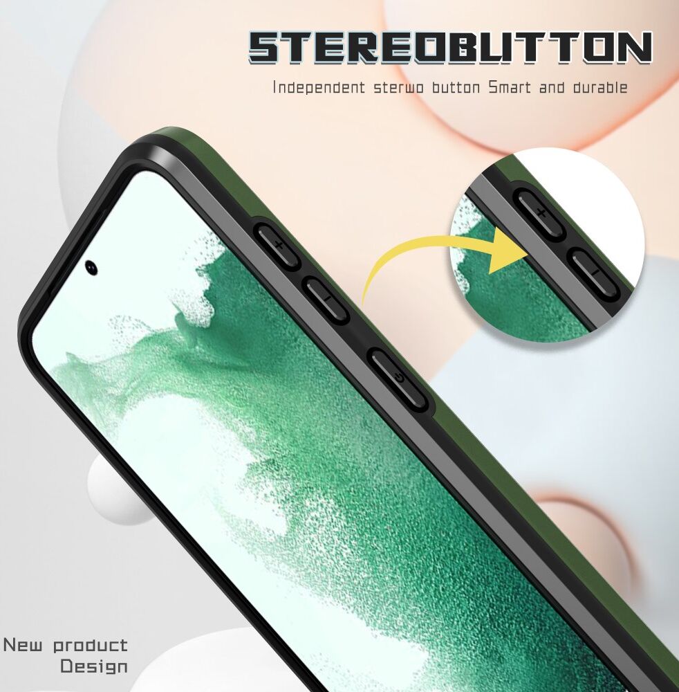 Samsung Galaxy S23 MagSafe Hoesje Camera Protector Kickstand Groen afbeelding 6