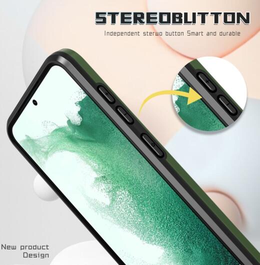 Samsung Galaxy S23 MagSafe Hoesje Camera Protector Kickstand Groen afbeelding 6