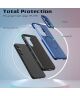 Samsung Galaxy S23 MagSafe Hoesje Camera Protector Kickstand Blauw