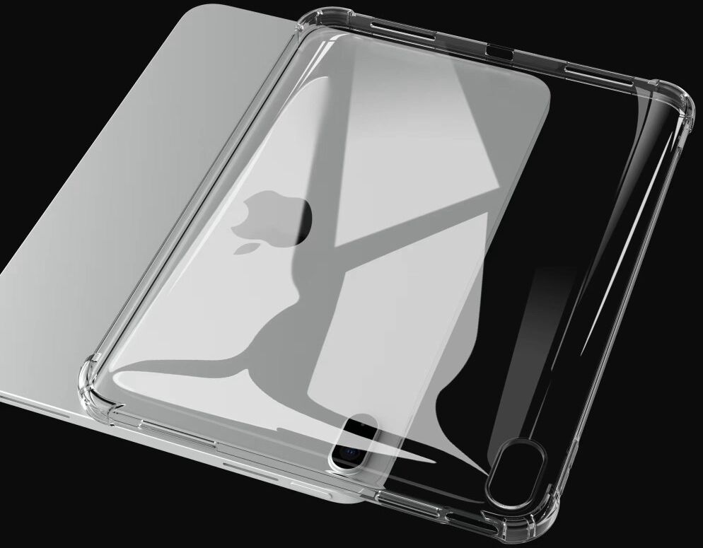 Apple iPad 11 (2025) / 10.9 (2022) Hoes Dun TPU Back Cover Transparant afbeelding 3