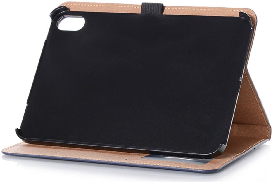 Apple iPad 11 (2025)/10.9 (2022) Hoes Pasjeshouder Book Case met Standaard Blauw afbeelding 3