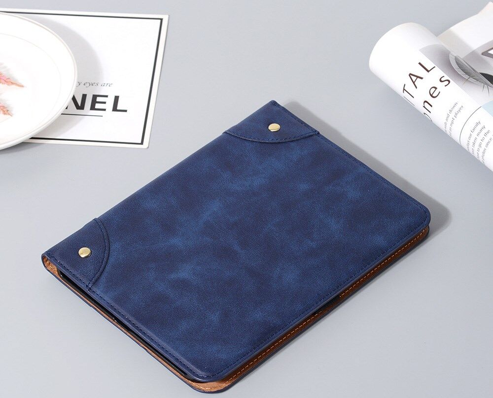 Apple iPad 11 (2025)/10.9 (2022) Hoes Pasjeshouder Book Case met Standaard Blauw afbeelding 6