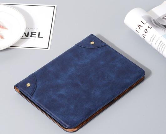 Apple iPad 11 (2025)/10.9 (2022) Hoes Pasjeshouder Book Case met Standaard Blauw afbeelding 6