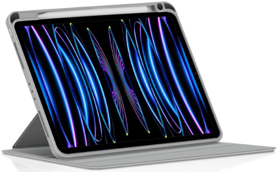 iPad Air (2020/2022)/iPad Pro 11 (2020/2021/2022) Hoes Book Case Grijs afbeelding 2