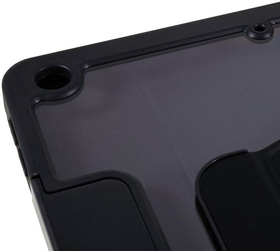iPad 10.2 (2021/2020/2019) Hoes Tri-Fold 360 Graden Book Case Zwart afbeelding 8