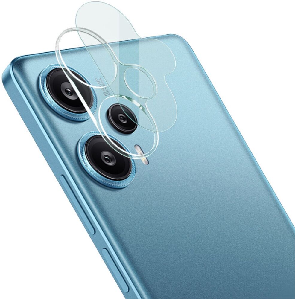 Imak Xiaomi Poco F5 Camera Lens Protector + Lens Cap Clear afbeelding 1