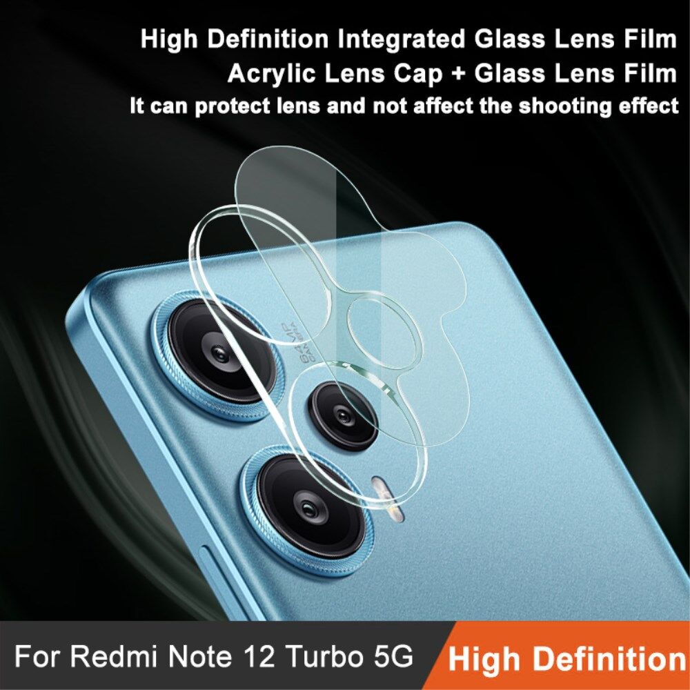 Imak Xiaomi Poco F5 Camera Lens Protector + Lens Cap Clear afbeelding 2