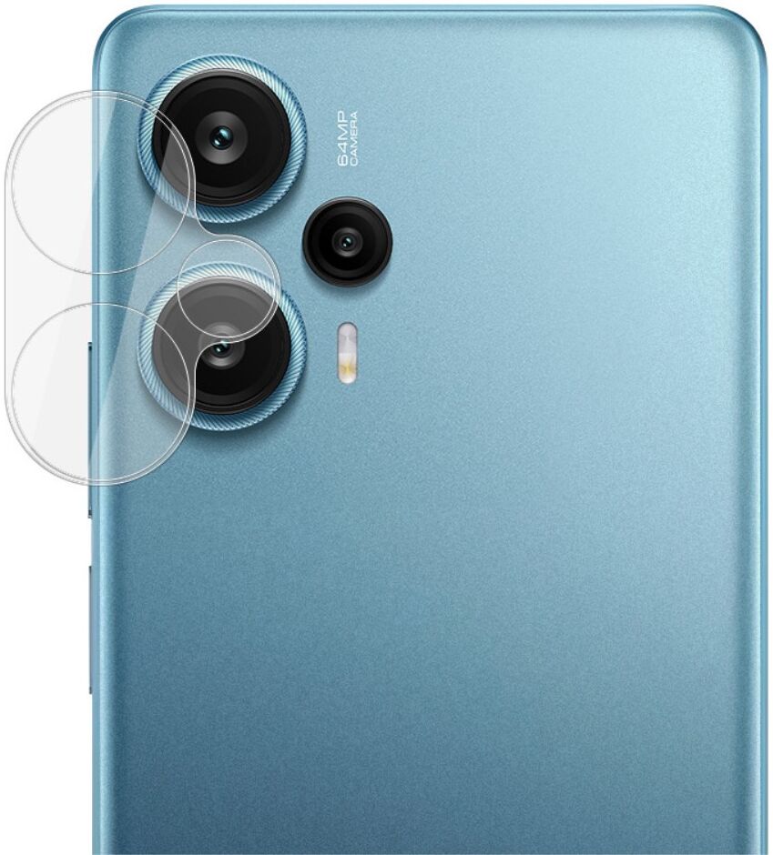 Imak Xiaomi Poco F5 Camera Lens Protector + Lens Cap Clear afbeelding 5