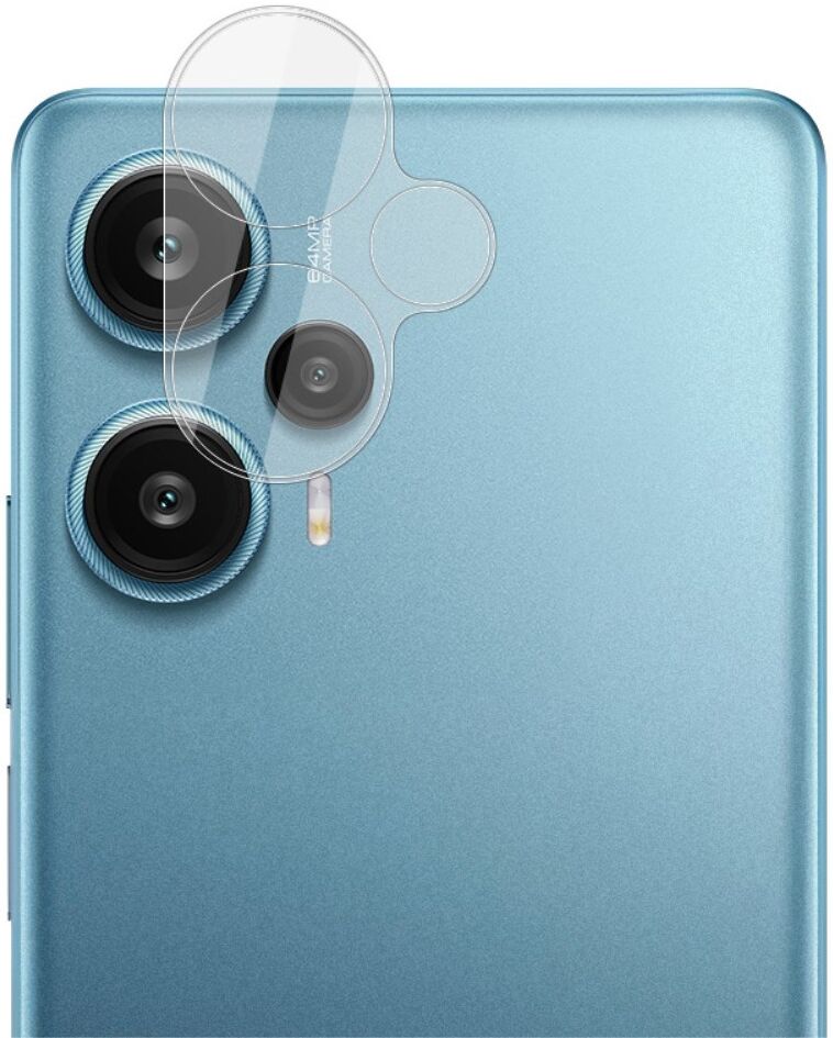Imak Xiaomi Poco F5 Camera Lens Protector + Lens Cap Clear afbeelding 6