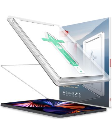Rosso Apple iPad Pro 11 / Air 10.9 Tempered Glass met Installatietray Screen Protectors
