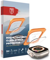 Rosso Apple Watch Ultra / Ultra 2 Tempered Glass met Installatietray