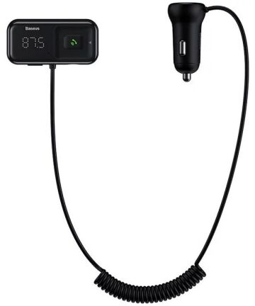 Baseus Dubbele USB Poort Autolader en Bluetooth FM Muziek Transmitter Opladers