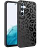 HappyCase Samsung Galaxy A54 Hoesje Flexibel TPU Luipaard Print Zwart