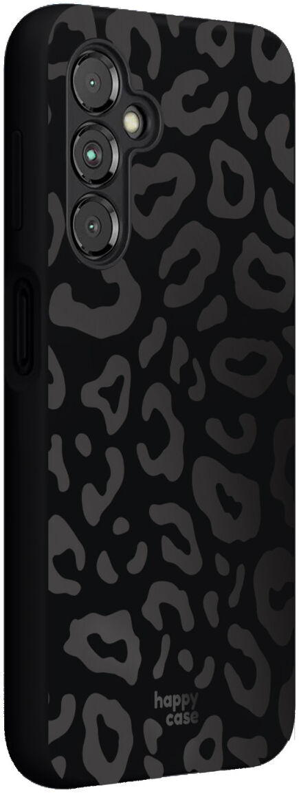 HappyCase Samsung Galaxy A14 Hoesje Flexibel TPU Luipaard Print Zwart afbeelding 4