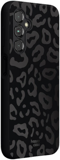 HappyCase Samsung Galaxy A14 Hoesje Flexibel TPU Luipaard Print Zwart afbeelding 4