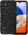 HappyCase Samsung Galaxy A14 Hoesje Flexibel TPU Luipaard Print Zwart afbeelding 2