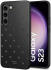 HappyCase Samsung  Galaxy S23 Hoesje Flexibel TPU Hartjes Print Zwart afbeelding 2