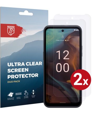 Rosso Nokia XR21 Screen Protector Ultra Clear Duo Pack Screen Protectors