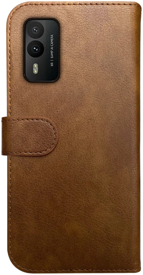 Rosso Element Nokia XR21 Hoesje Book Case Wallet Bruin afbeelding 2