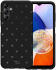 HappyCase Samsung Galaxy A14 Hoesje Flexibel TPU Hartjes Print Zwart afbeelding 2
