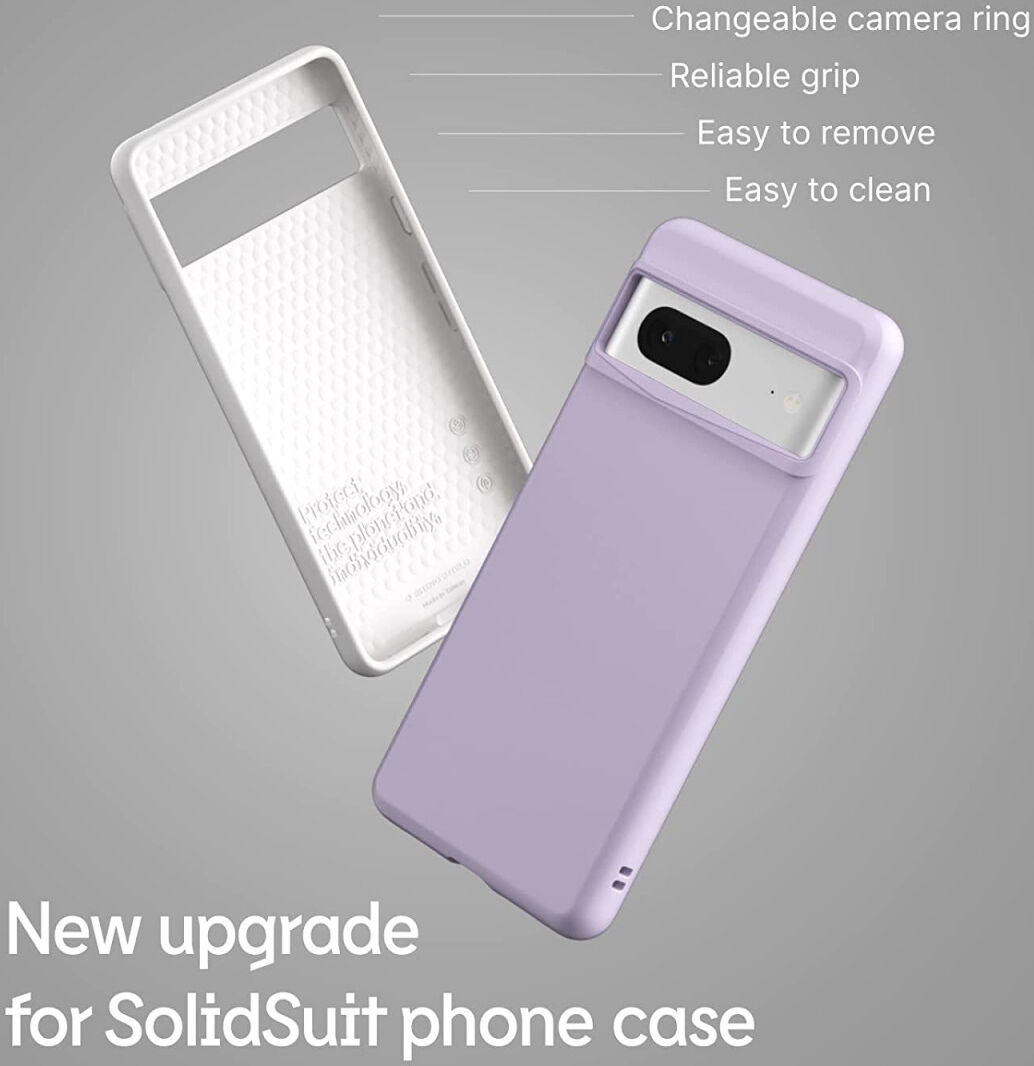RhinoShield SolidSuit Google Pixel 7 Hoesje Back Cover Paars afbeelding 6
