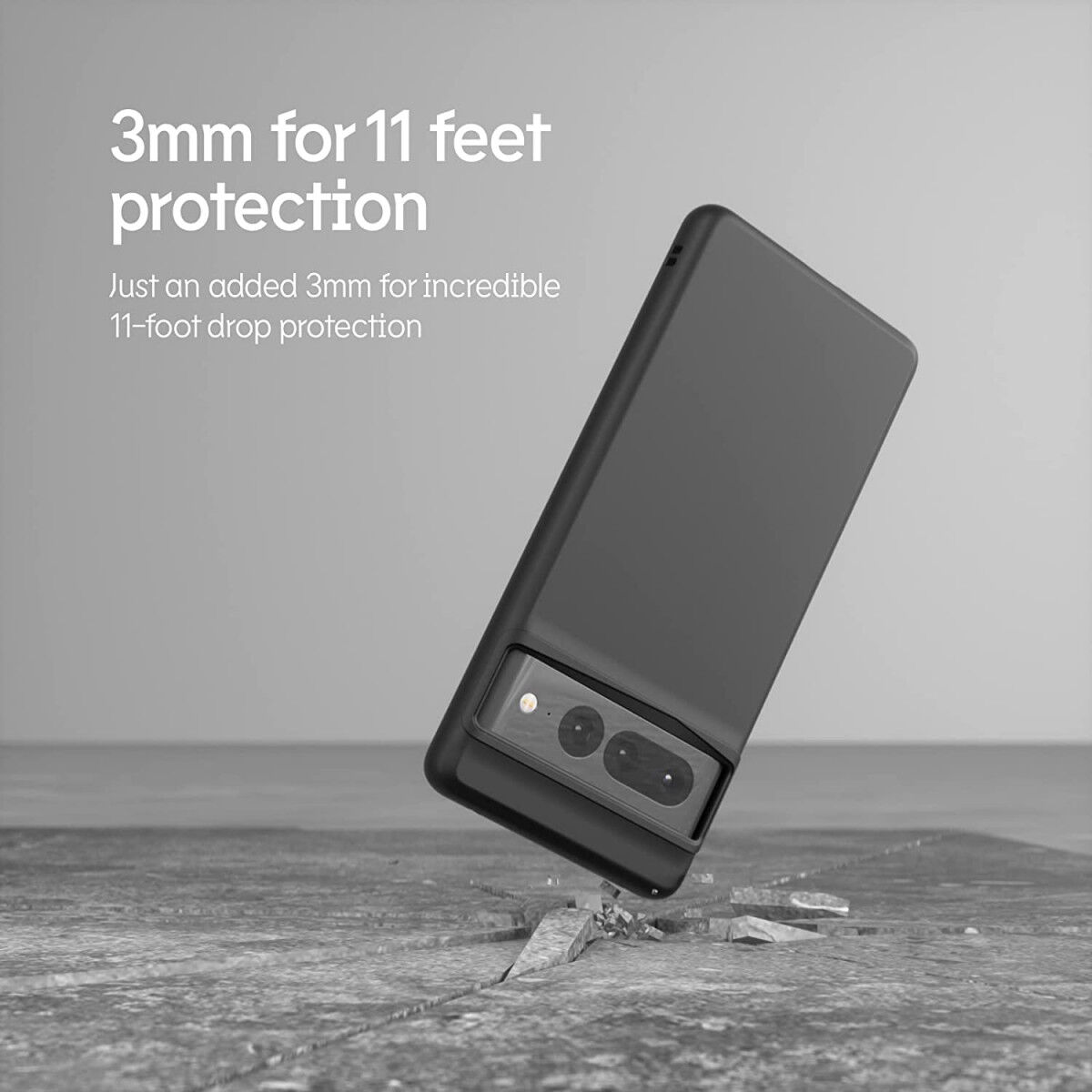 RhinoShield SolidSuit Google Pixel 7 Pro Hoesje Back Cover Zwart afbeelding 3