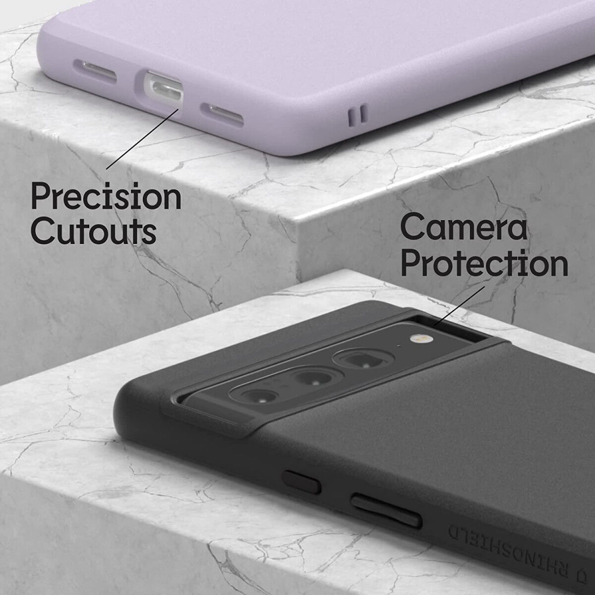 RhinoShield SolidSuit Google Pixel 7 Pro Hoesje Back Cover Zwart afbeelding 5