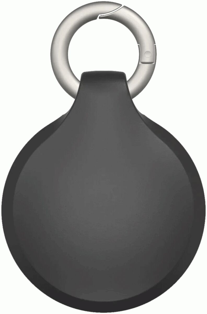 RhinoShield Duurzame AirTag Sleutelhanger 100% Gerecycled TPU Zwart afbeelding 2