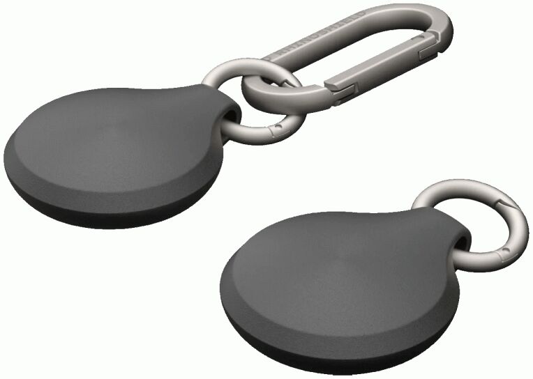 RhinoShield Duurzame AirTag Sleutelhanger 100% Gerecycled TPU Zwart afbeelding 5
