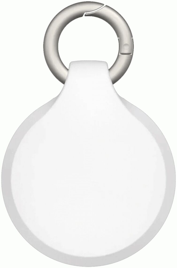 RhinoShield Duurzame AirTag Sleutelhanger 100% Gerecycled TPU Wit afbeelding 2