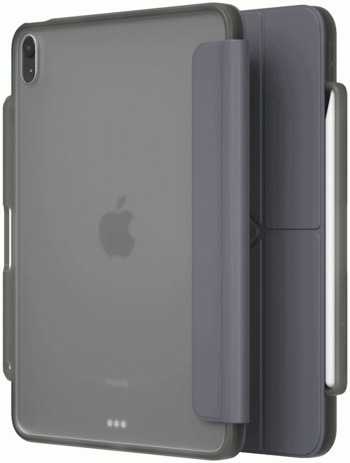 RhinoShield Apple iPad Air (2020/2022) Hoes Shockproof Book Case Grijs afbeelding 2