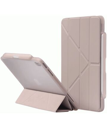RhinoShield Apple iPad Air (2020/2022) Hoes Shockproof Book Case Roze Hoesjes