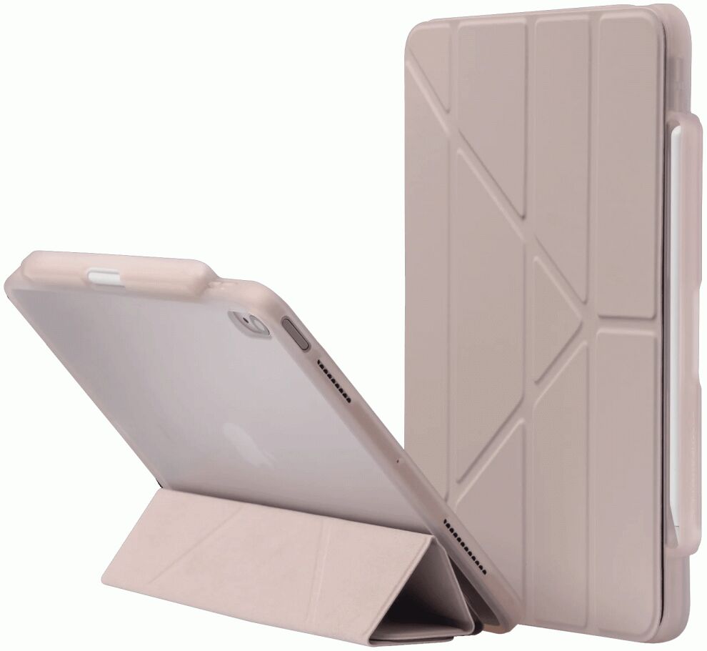 RhinoShield Apple iPad Air (2020/2022) Hoes Shockproof Book Case Roze afbeelding 1