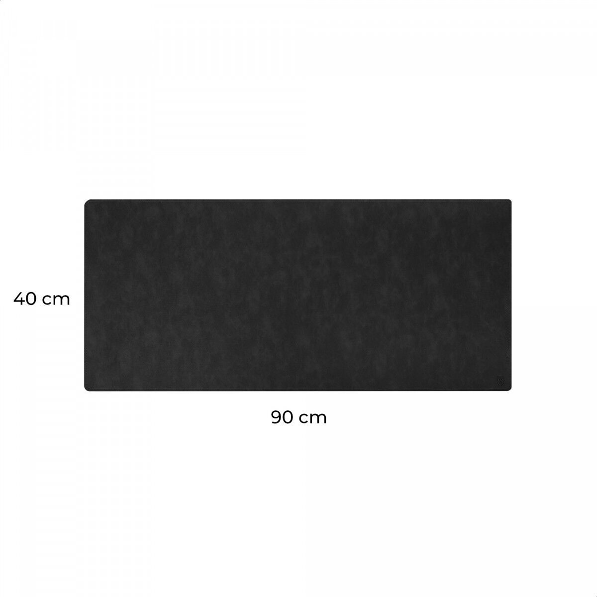 Rosso Element Muismat XXL voor Bureau/Kantoor Kunstleer Zwart afbeelding 6