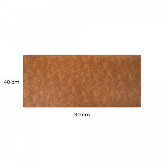 Rosso Element Muismat XXL voor Bureau/Kantoor Kunstleer Bruin afbeelding 6