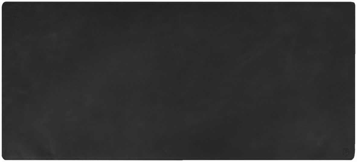 Rosso Deluxe Muismat XXL voor Bureau/Kantoor Leer Zwart afbeelding 3