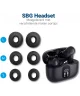 SBG Draadloze Oordopjes Noise Cancelling Bluetooth met Display Zwart