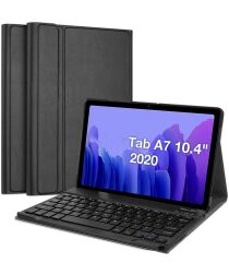 Samsung Galaxy Tab A7 (2020 / 2022) Bluetooth Toetsenbord Hoes Zwart