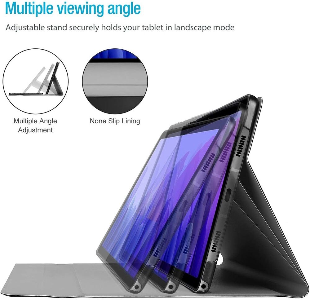 Samsung Galaxy Tab A7 (2020 / 2022) Bluetooth Toetsenbord Hoes Zwart afbeelding 10
