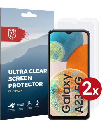 Rosso Samsung Galaxy M23 / A23 Screen Protector Ultra Clear Duo Pack Screen Protectors