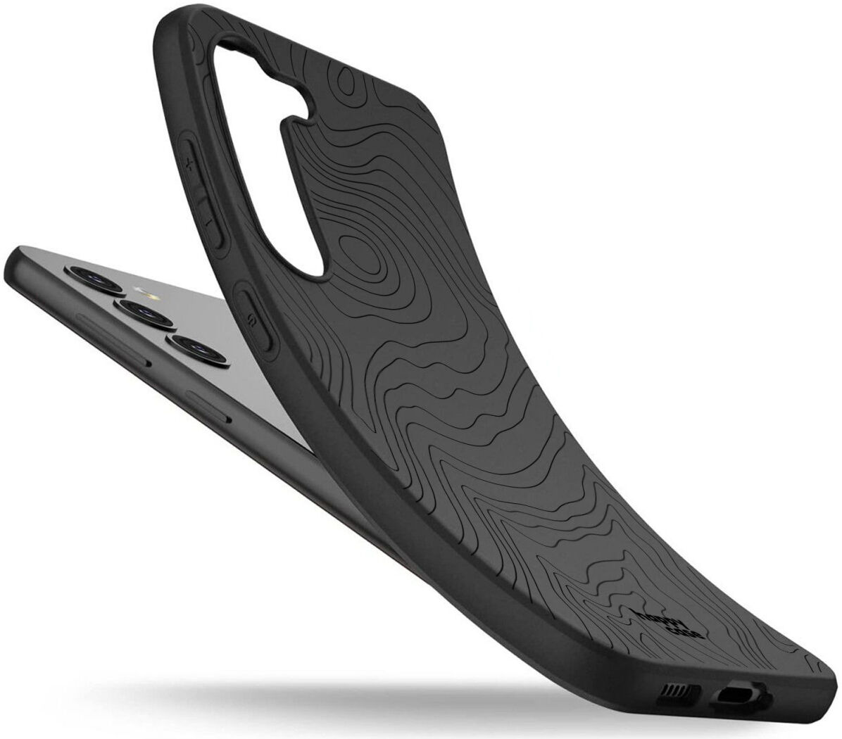 HappyCase Samsung Galaxy S23 Hoesje Flexibel TPU Fine Lines Print afbeelding 4